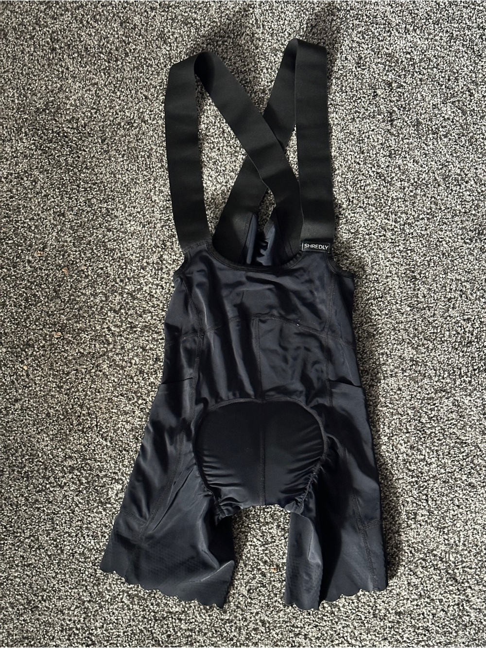 Black Shredly Biker Bib XS - Picture 2 of 6